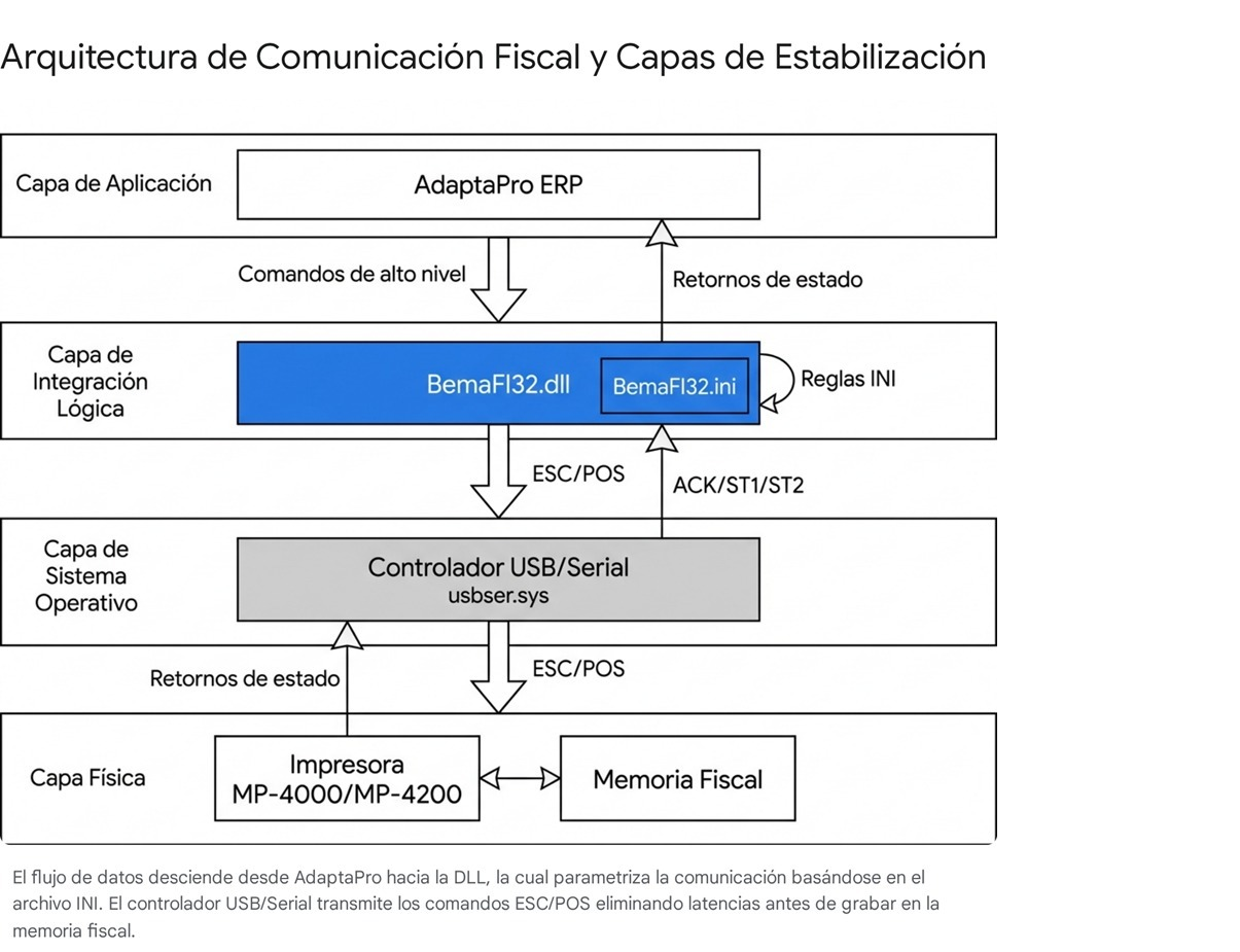 Arquitectura de Comunicación Fiscal Bematech AdaptaPro