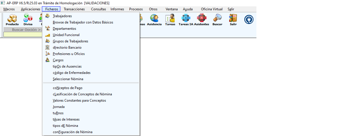 AdaptaPro N&oacute;mina integrada en el ERP como PlugIn